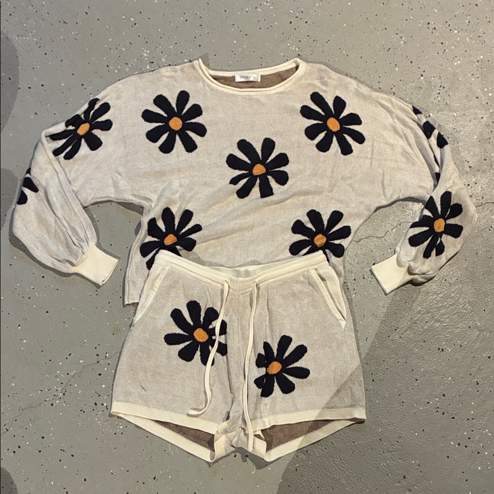 Floral Print PJ Set